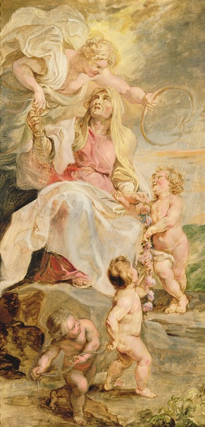 Allegorie van de Eeuwigheid door Peter Paul Rubens